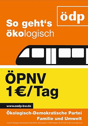 Plakat zur Regionalwahl